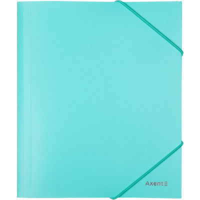 Папка на резинках Axent A5 410 мкм Pastelini mint (1514-18-A) Винница - изображение 1