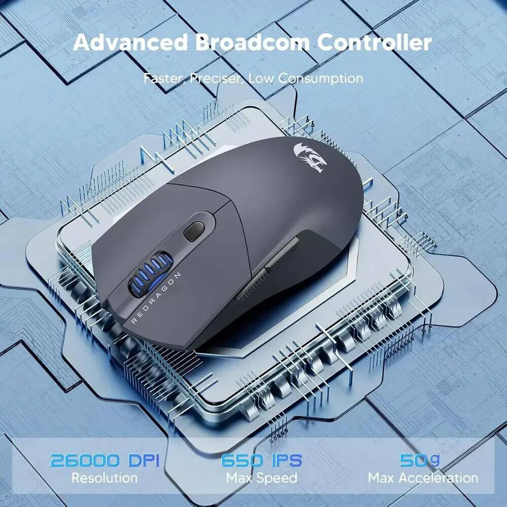 Миша Redragon ST4R Pro M917GB-PRO Black (72209) (7185666) Киев - изображение 4