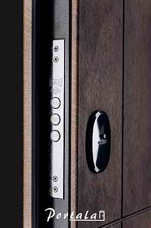 Двери квартирные, серия Люкс+Кале, модель Неаполь 2, гнутый профиль, 2 контура уплотнения, 2 замка Киев