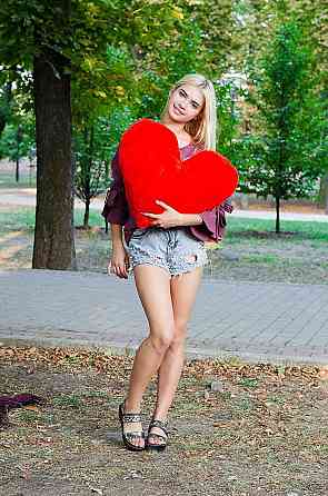 Плюшева іграшка-подушка «Серце» 50 см, м'яка іграшка. Тернопіль