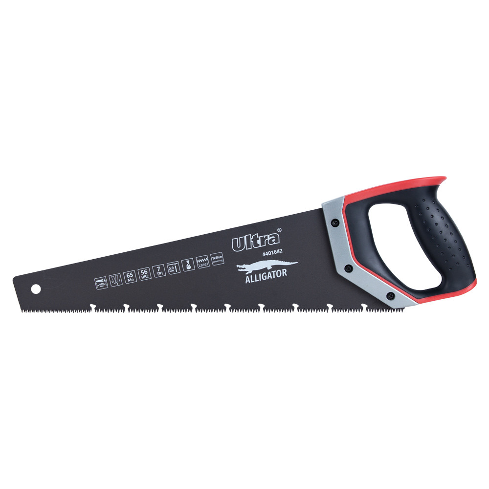 Ultra Ножовка по мокрому дереву с тефлоновым покрытием 400мм 7TPI Aligator + чехол ULTRA (44016 Київ - фото 1