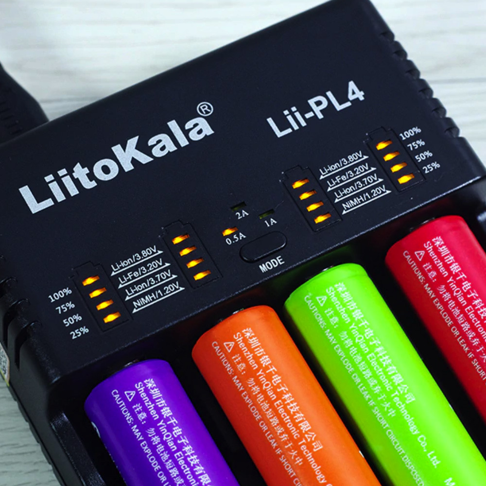 Універсальний зарядний пристрій Liitokala lii-Pl4 (на 4 канали) Вінниця - фото 6