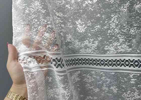 Тюль жаккард 