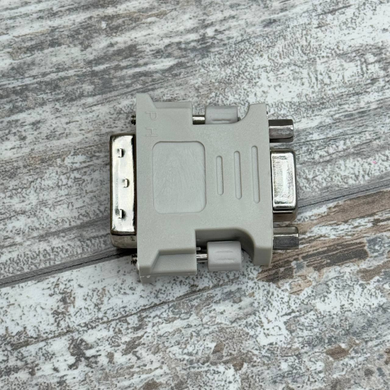 Адаптер DVI-I (24+5) – VGA, папа-мама, переходник для подключения VGA монитора к DVI-I видеокарте Киев