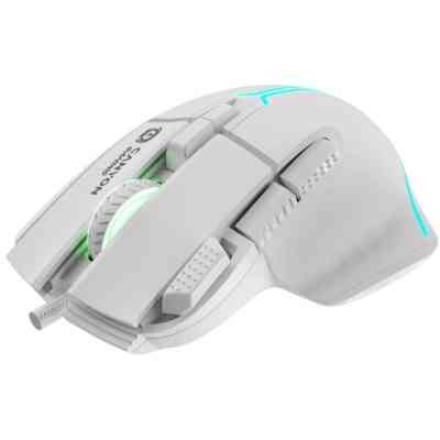 Мышка Canyon Fortnax GM-636 RGB USB White (CND-SGM636W) Винница
