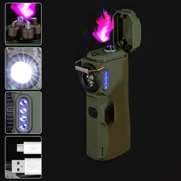 Необычная электрическая зажигалка, Аккумуляторная электро зажигалка USB с индикатором заряда AV-74 Львов - изображение 9