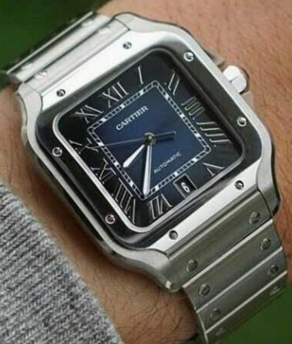 Чоловічий годинник Cartier Santos De Cartier 40 Київ - фото 4