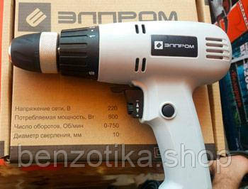 Сетевая дрель-шуруповерт Элпром ЭШС-800 Киев - изображение 2