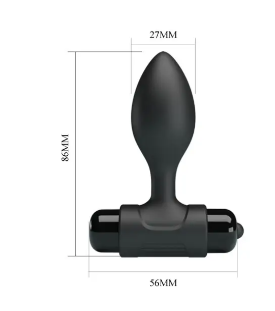 Силиконовая вибропробка Pretty Love - Vibro but plag 10 режимов вибрации Sex Aura Киев - изображение 6