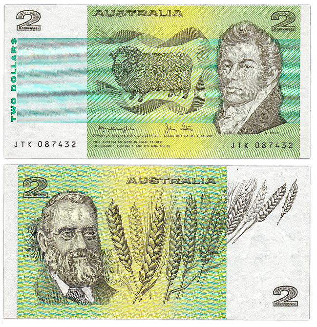 Австралія Australia - 2 Dollars 1985 P. 43e UNC Полтава - фото 1