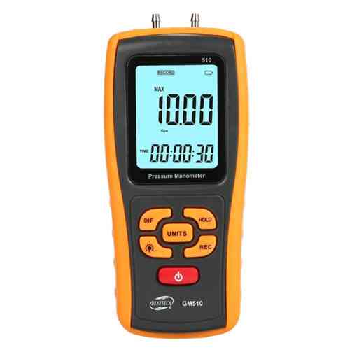 Микроманометр дифференциального давления USB, ±10 кПа BENETECH GM510 Одесса