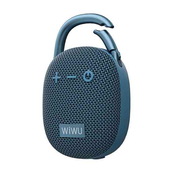 Портативная колонка WIWU H3 Clip Fun Portable 5W, IPX5, Blue Одесса