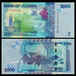 Uganda Уганда-2000 SHILLINGS 2015 P-50 UNC Полтава - изображение 1