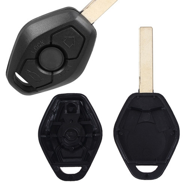 Ключ-заготовка BMW HU92 с 3 кнопками без чипа Киев - изображение 3