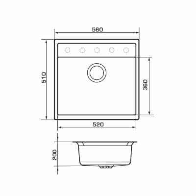 Мийка кухонна GRANADO LERIDA avena (gr0402) Вінниця