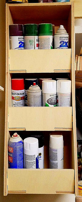 Органайзер для аэрозольных красок 