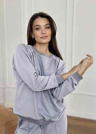 Свитшот женский однотонный Серый 42/44 Харьков