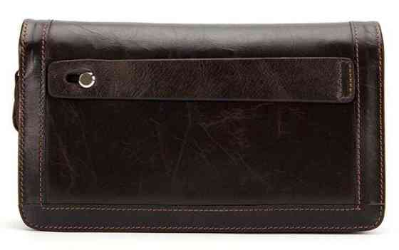 Клатч мужской с ремнем Vintage 14679 Коричневый Киев