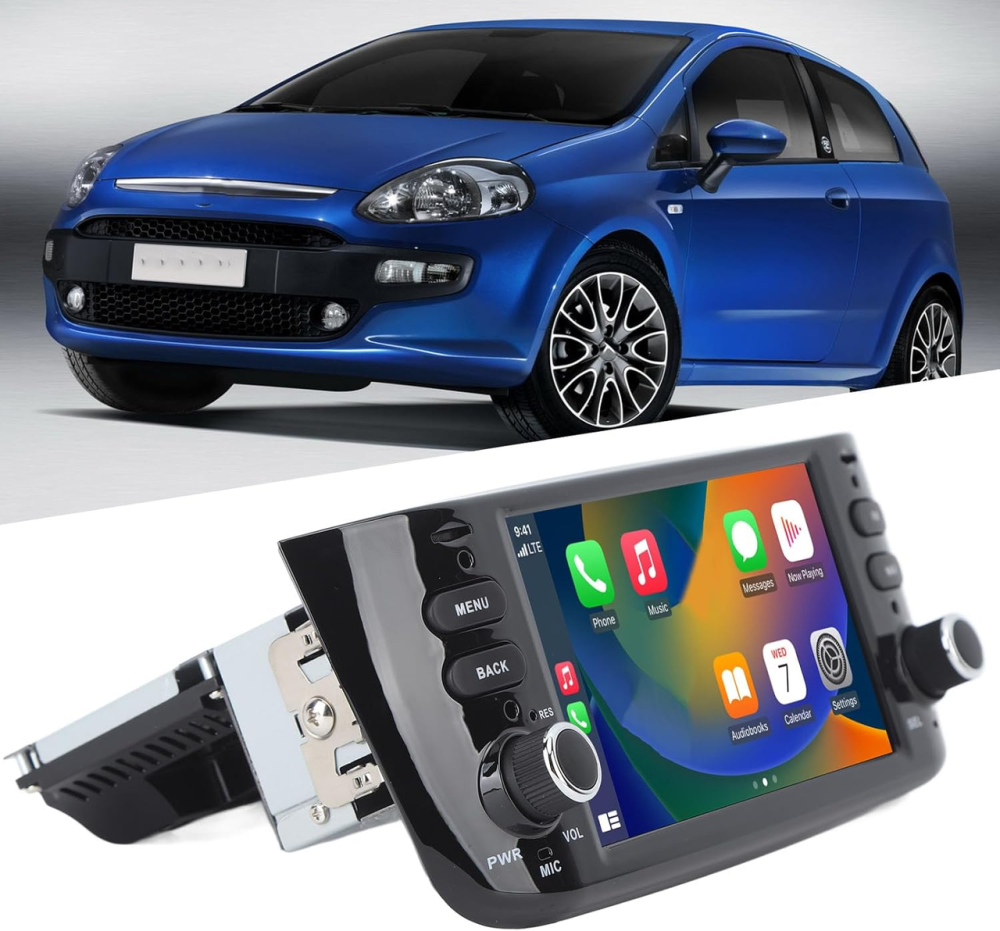 Автомагнітола Android 13 для Fiat Linea Punto EVO 2012-2015: 6.2" IPS, 2/64GB, CarPlay, Android Auto, GPS, WiFi, Камера 1080p Київ - фото 9