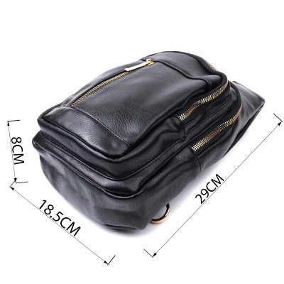 Сумка Vintage Слінг жіноча з екошкіри Чорна (22748) Вінниця - фото 7