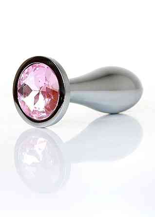Анальна пробка - Jewellery Silver Plug M Pink Sex Aura Київ