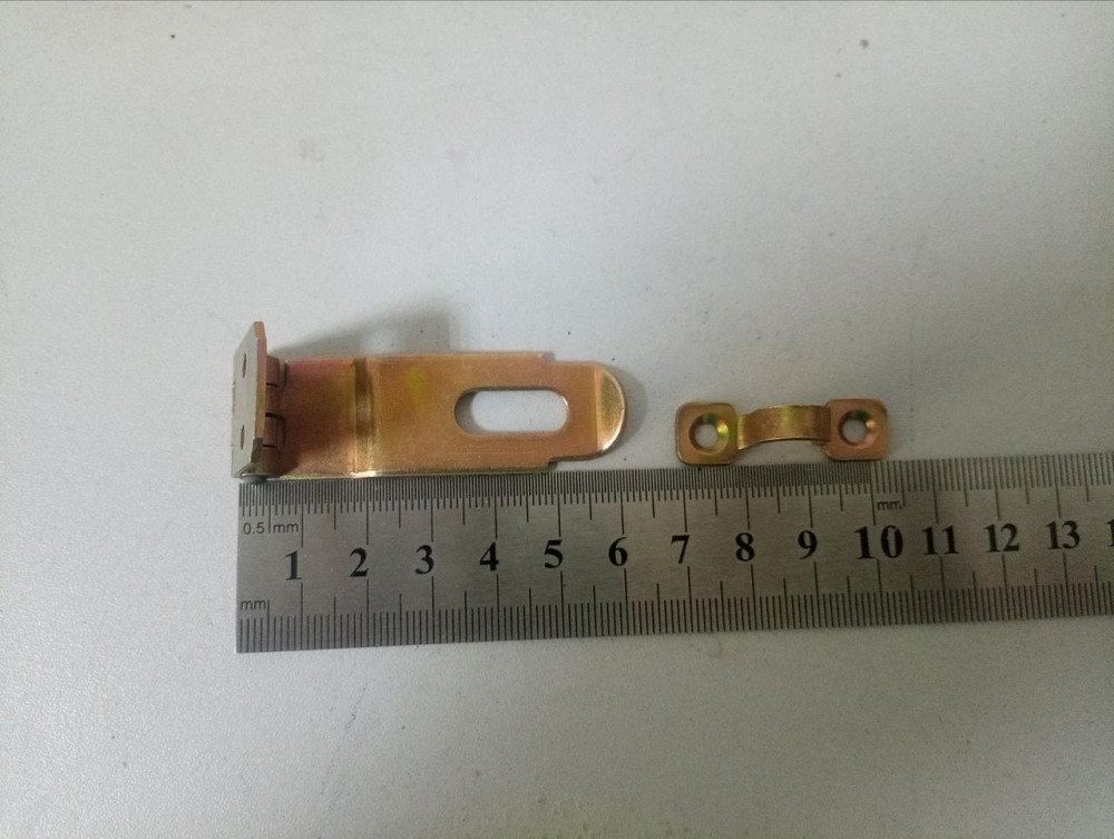 Скоба-завіса колодки  20х 85мм, оцинк жовтий "P-o" Київ - фото 3