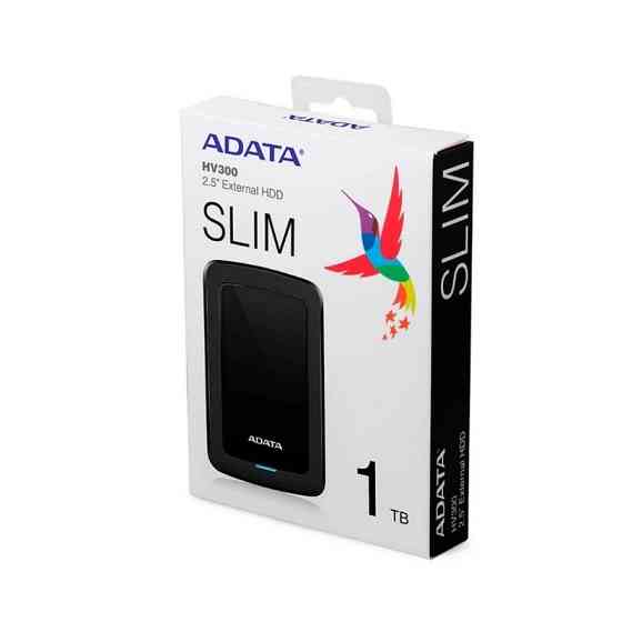 Зовнішній жорсткий диск PHD External 2.5'' ADATA USB 3.2 Gen. 1 DashDrive Durable HV300 1TB Black Київ
