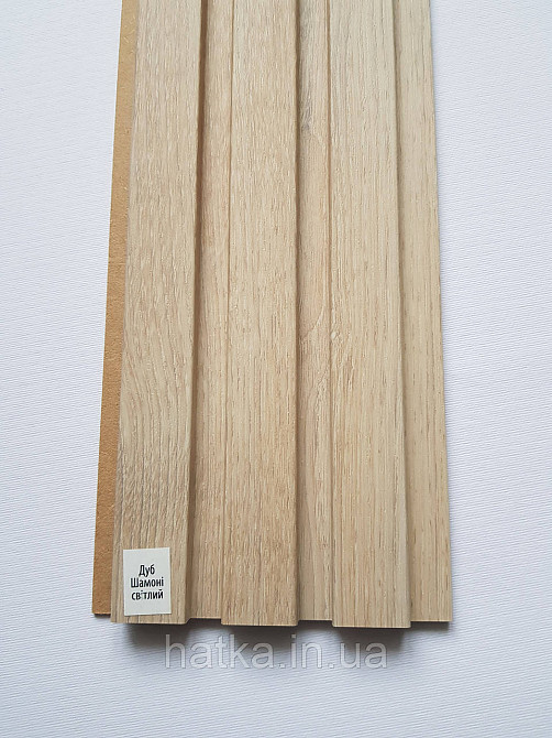 Стеновая реечная панель МДФ 117х12х2800 мм Шамони светлый СП12117-12 Киев - изображение 3