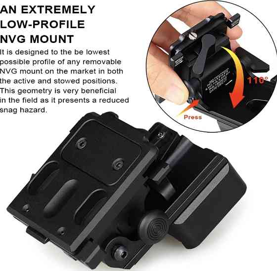 Універсальне NVG кріплення з HORN і DOVETAIL PVS-7/14/15/18/21/31 Харків