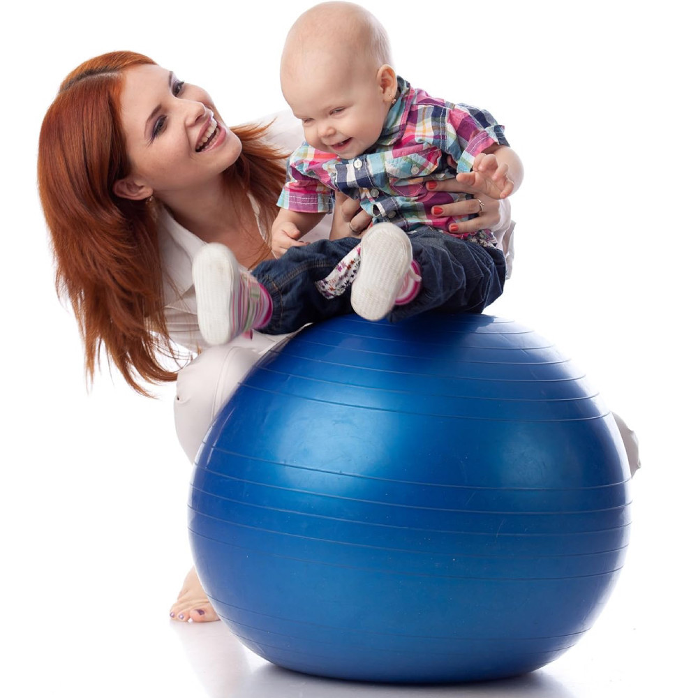 М'яч для фітнесу (фітбол) 60 см до 200 кг,Синій SBR Київ - фото 8