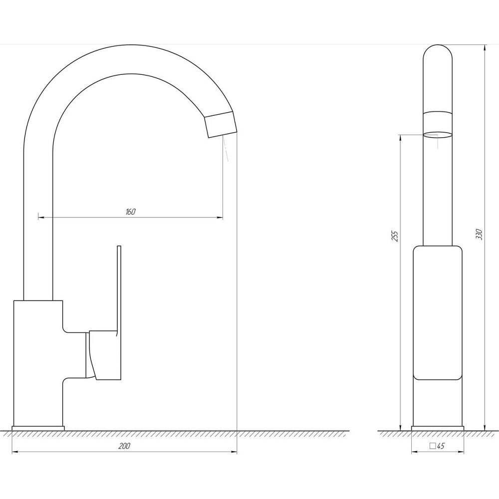 Змішувач для кухні DOMINO MALIBU DMM-203L-Black (000021863) Київ - фото 4