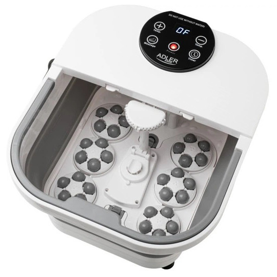 Гідромасажна ванночка для ніг Adler AD 2182 з механічним масажем підігрівом води 3.1кг 9.8л 500Вт SQ-42 Львів - фото 1