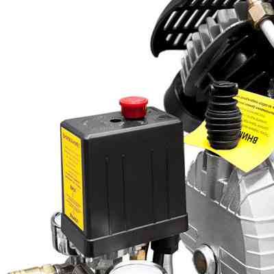 Компрессор Sigma двухцилиндровый 2.5кВт 455л/мин 10бар 50л (2 крана) (7043721) Винница