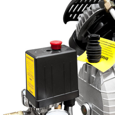 Компресор Sigma двоциліндровий 2.5кВт 455л/хв 10бар 50л (2 крана) (7043721) Вінниця - фото 4