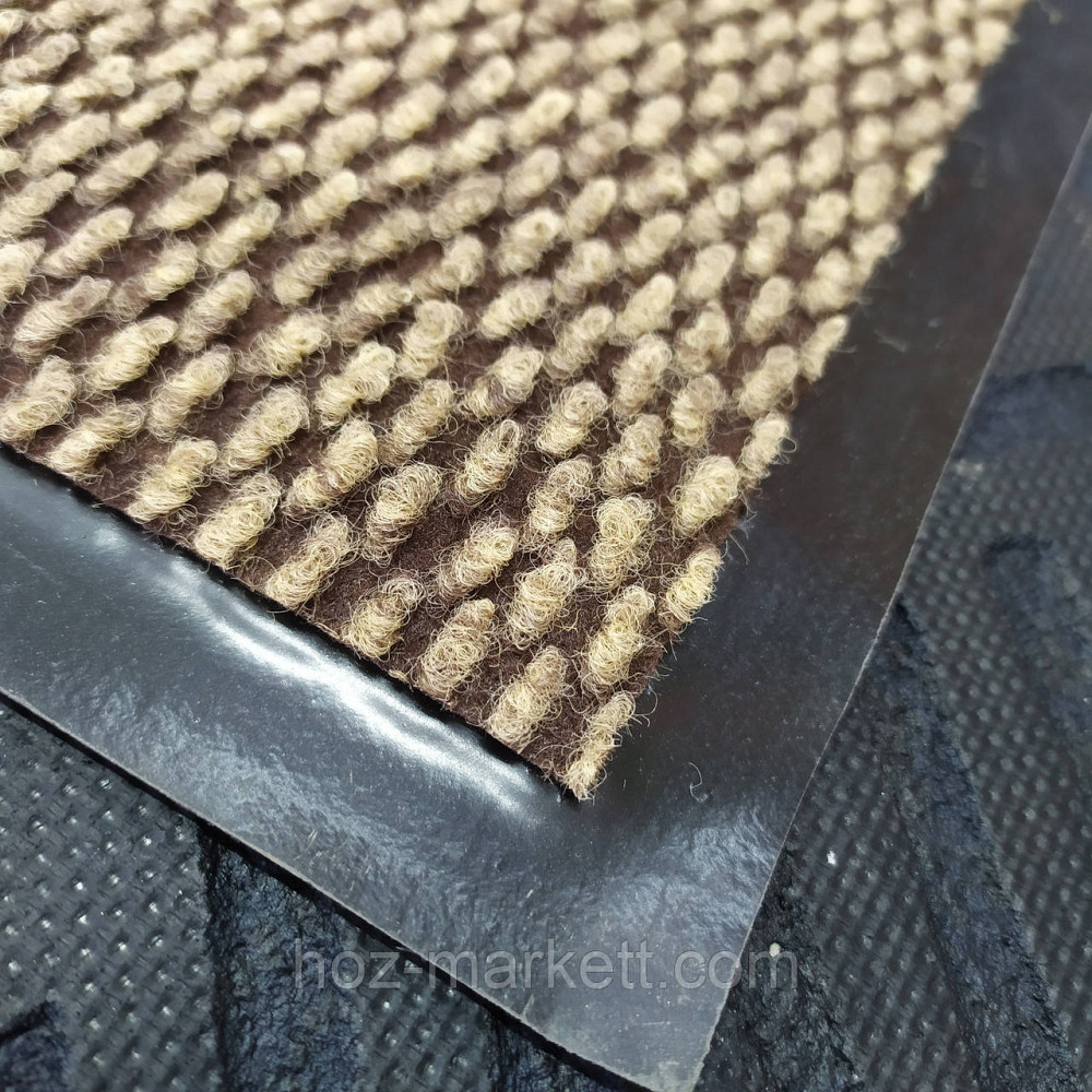 Коврик 75 х 45 см влаговпитывающий с ворсом в прихожую бежевый Харьков - изображение 3