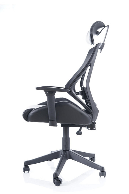 Крісло поворотне Q-406 чорне Дніпро - фото 6