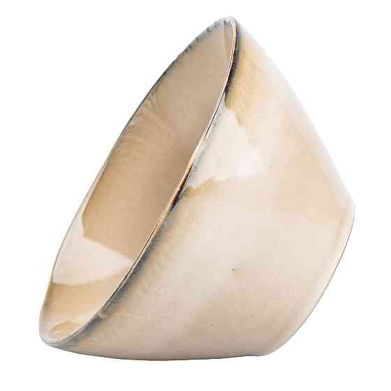 Тарілка глибока 500 мл кругла порцелянова бежева HP23382 Коломия