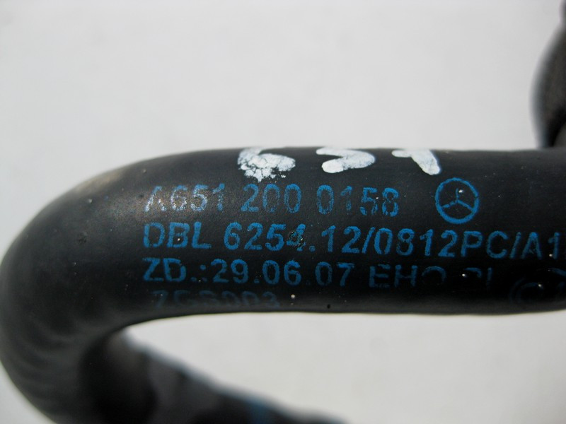 Mercedes-Benz  A6512000158 Вентиляційна трубка на термостаті ОЖ для двигуна OM651 R4 2.2 cdi E-Class W212 C207 C-Class W204 Одесса - изображение 3