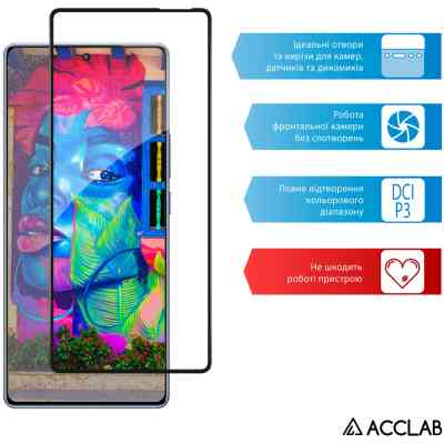 Скло захисне ACCLAB Full Glue Infinix Note 40 4G Black (1283126594885) Вінниця
