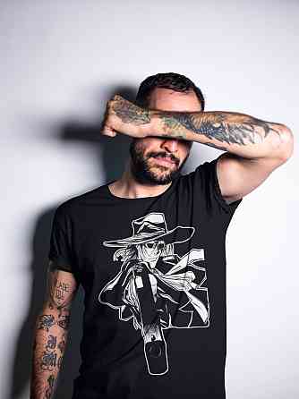 Футболка аниме Хеллсинг Алукард Аниме Хоррор оверсайз (S/M/L) Черний AnimeJ0500 Днепр