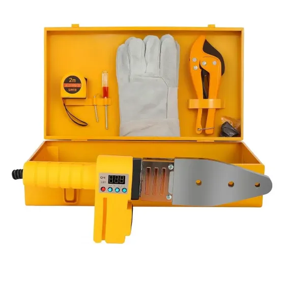 Набор для пайки пластиковых труб в железном кейсе X-476 Коломия