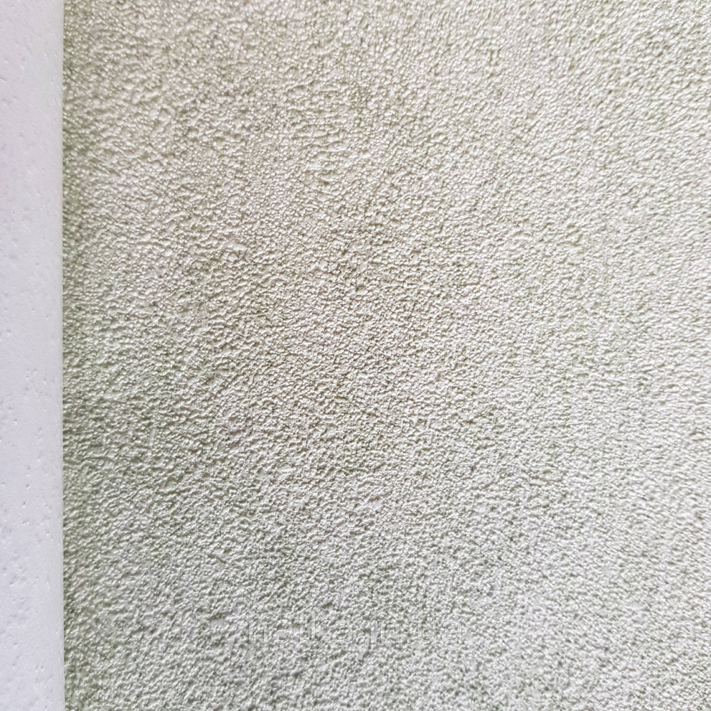 Шпалери вінілові на флізелін Rasch Linares 0.53х10 однотонні структурні ефект потертості салатові 617368 Київ - фото 2