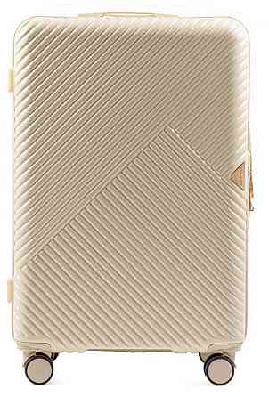 Валіза пластикова WINGS WN01 велика шампань Київ