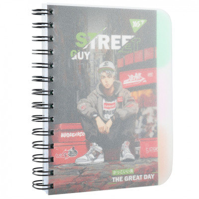 Блокнот Yes В6 Street guy 144 аркуша пластикова обкладинка (681982) Вінниця - фото 3