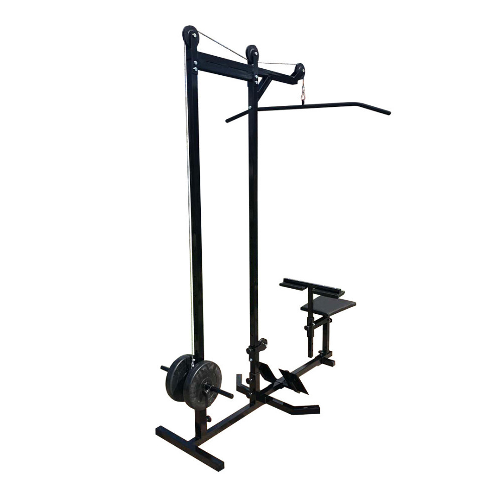 Блокова рама вільна вага з упорами для ніг та лавкою KZ-192 Силові тренажери Київ - фото 3