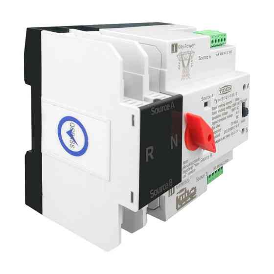 Автоматичний перемикач (АВР) під DIN-рейку TOMZN TOQ5/2P 100A 2 полюси (51-00113) Киев