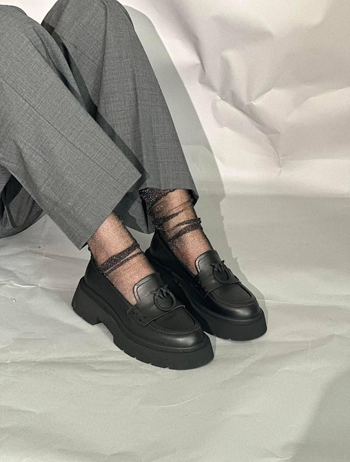 Olli Туфли женские OLLI черные натуральная кожа низкий ход р. 36-40 (T-41/1-Астра) Коломыя - изображение 2