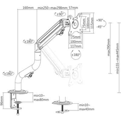 Кронштейн Gembird MA-DA1-02 Вінниця