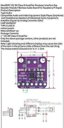 Цифровой аудиоусилитель 3Вт для Arduino и ESP32 Киев