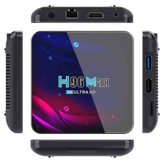 Смарт ТВ приставка H96 MAX V11 4/32 Гб Android 11 Smart TV Box Андроїд ТВ бокс Київ